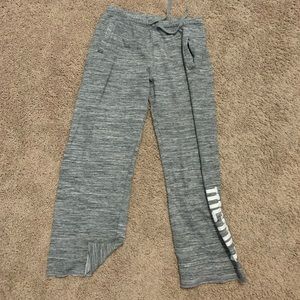 Girls Justice size 12 gray sweatpants